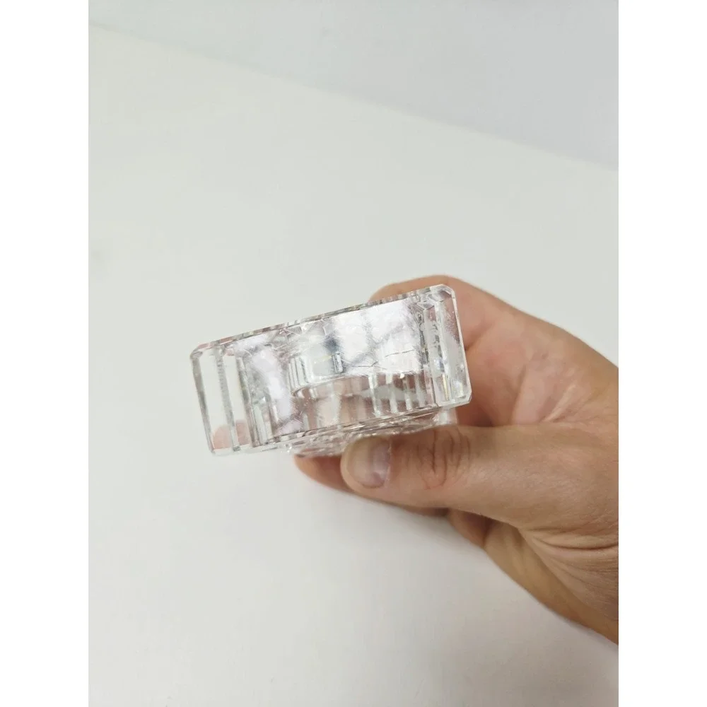 Waterford Crystal miniature mini desk clock needs batteries 3